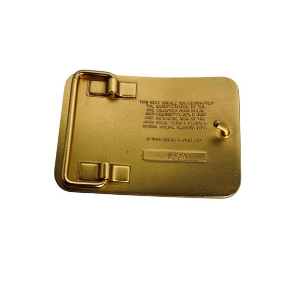 John Deere & Co Commemorative Max Emerge Belt Buckle 1984 #5379 (5417) - Picture 5 of 6